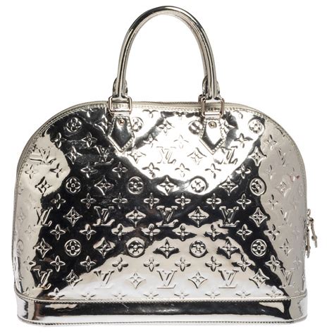 louis vuitton silver bag